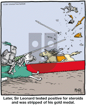 In the Bleachers - Thursday January 13, 2005 Comic Strip