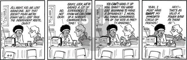 Doonesbury on Wednesday June 9, 1976 Comic Strip