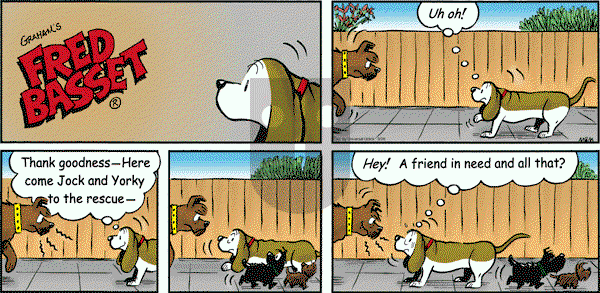 Fred Basset on Sunday September 26, 2010 Comic Strip