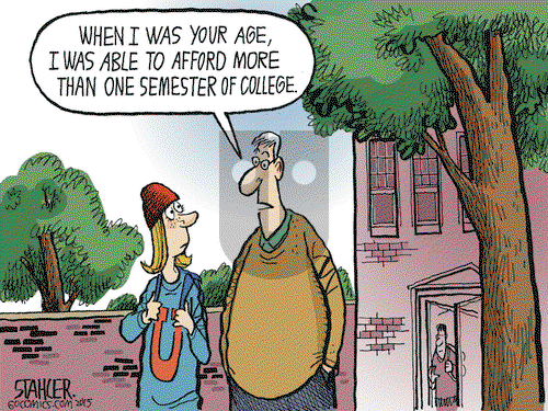 Jeff Stahler on Wednesday April 8, 2015 Comic Strip
