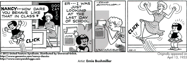 Nancy Classics on Monday November 13, 2017 Comic Strip