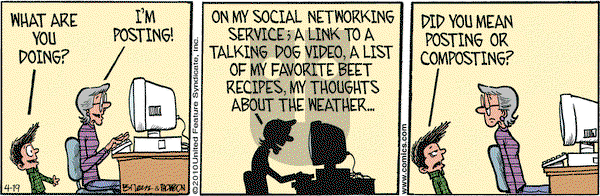 Grand Avenue on Monday April 19, 2010 Comic Strip