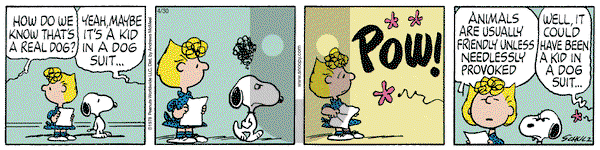 Peanuts on Wednesday April 30, 2025 Comic Strip