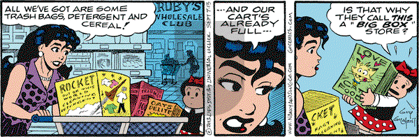 Nancy on Saturday September 7, 2013 Comic Strip