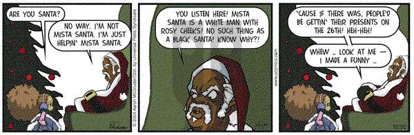 The Boondocks on Monday December 20, 2004 Comic Strip