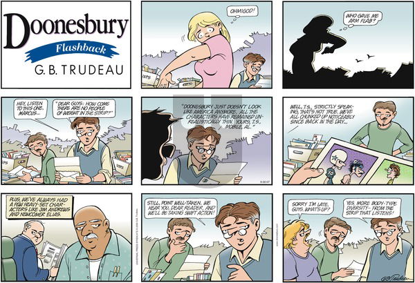 Doonesbury on Sunday September 30, 2007 Comic Strip