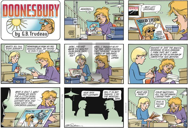 Doonesbury on Sunday January 23, 2005 Comic Strip