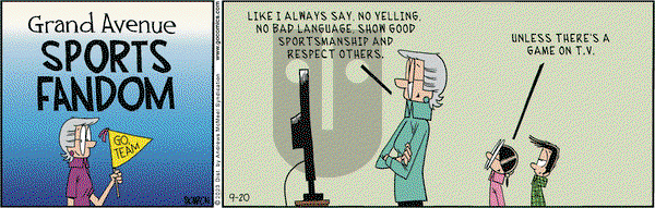 Grand Avenue on Wednesday September 20, 2023 Comic Strip