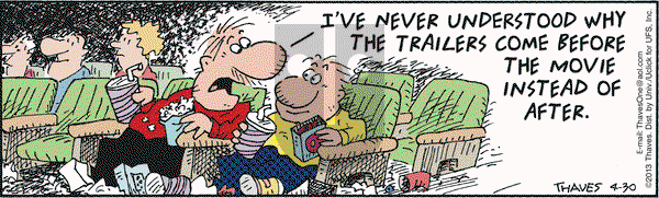 Frank and Ernest on Tuesday April 30, 2013 Comic Strip