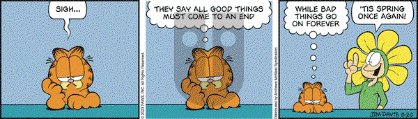 Garfield - Monday March 20, 2023 Comic Strip