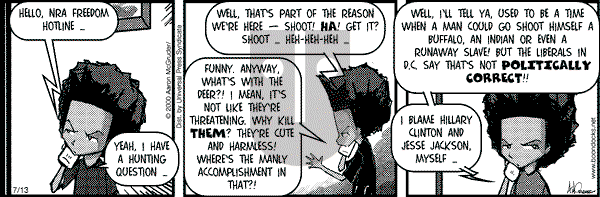 The Boondocks on Saturday April 26, 2025 Comic Strip