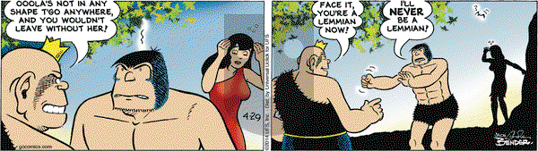 Alley Oop on Tuesday April 29, 2014 Comic Strip