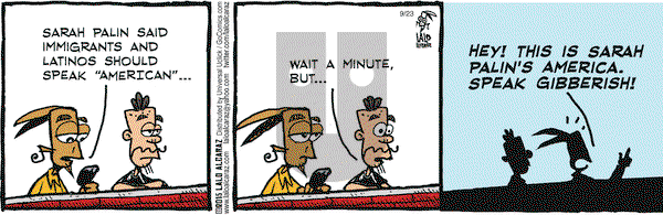 La Cucaracha on Wednesday September 23, 2015 Comic Strip