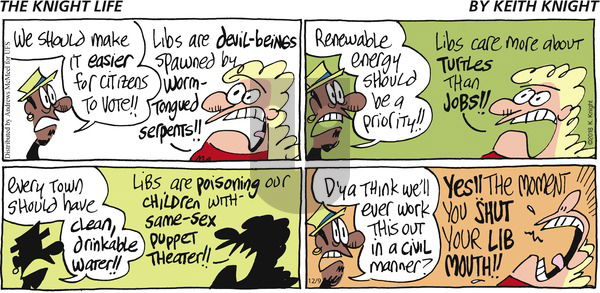 The Knight Life on Sunday December 9, 2018 Comic Strip