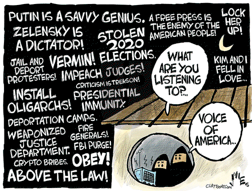 Clay Jones on Monday March 24, 2025 Comic Strip
