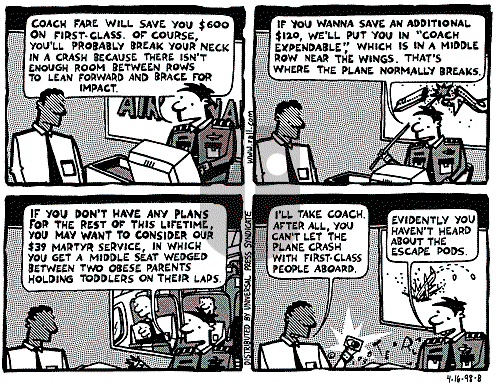 Ted Rall on Saturday April 18, 1998 Comic Strip
