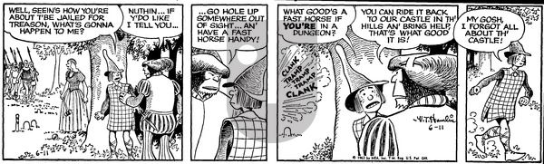 Alley Oop - Tuesday June 11, 1963 Comic Strip