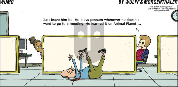WuMo on Sunday January 31, 2021 Comic Strip