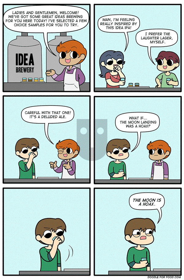 Doodle for Food on Monday April 3, 2017 Comic Strip