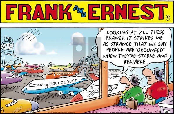 Frank and Ernest on Sunday November 17, 2019 Comic Strip