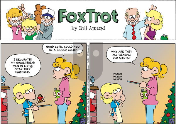 FoxTrot - Sunday December 19, 2010 Comic Strip