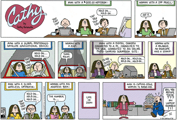 Cathy Classics - Sunday May 2, 2004 Comic Strip