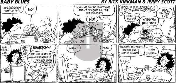 Baby Blues on Sunday October 22, 1995 Comic Strip
