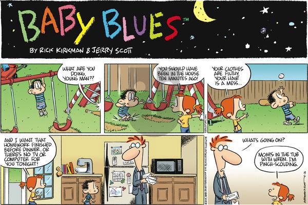 Baby Blues on Sunday April 26, 2015 Comic Strip
