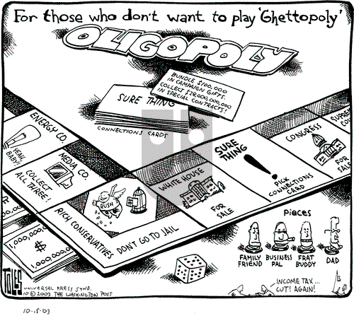 Tom Toles on Wednesday October 15, 2003 Comic Strip