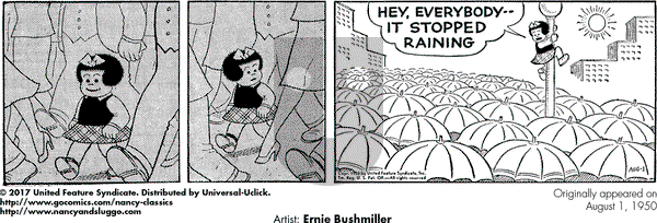 Nancy Classics on Tuesday August 1, 2017 Comic Strip