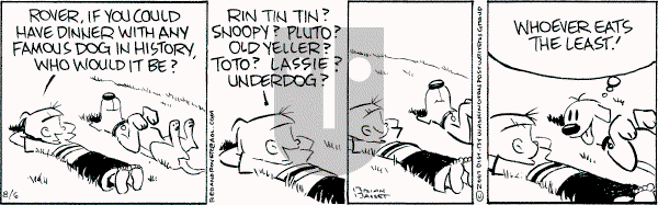 Red and Rover on Monday August 6, 2007 Comic Strip