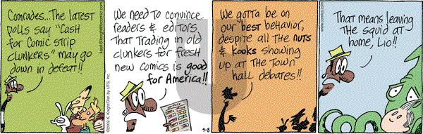 The Knight Life on Tuesday September 8, 2009 Comic Strip