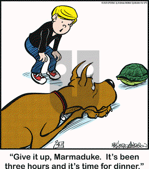 Marmaduke - Wednesday April 1, 2020 Comic Strip