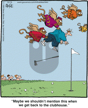 In the Bleachers on Monday December 19, 2011 Comic Strip
