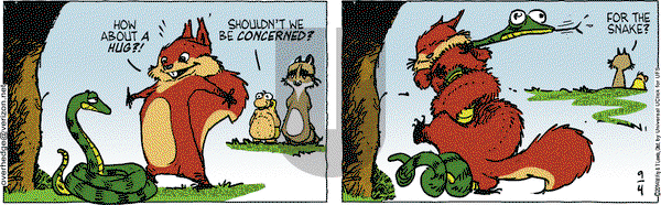 Over the Hedge on Thursday September 4, 2014 Comic Strip