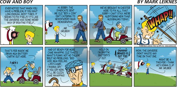Cow and Boy Classics on Sunday August 17, 2008 Comic Strip
