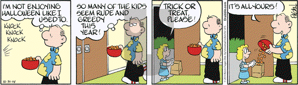 Drabble on Friday October 31, 2014 Comic Strip