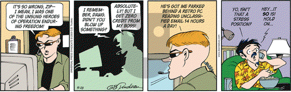 Doonesbury on Saturday May 23, 2009 Comic Strip