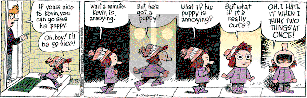 Cul de Sac on Tuesday January 19, 2016 Comic Strip