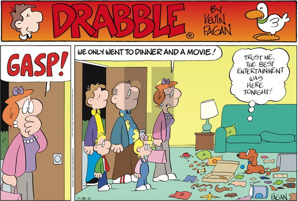 Drabble - Sunday November 28, 2021 Comic Strip