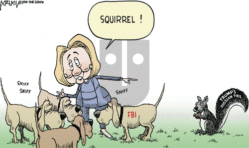 Robert Ariail on Friday November 4, 2016 Comic Strip