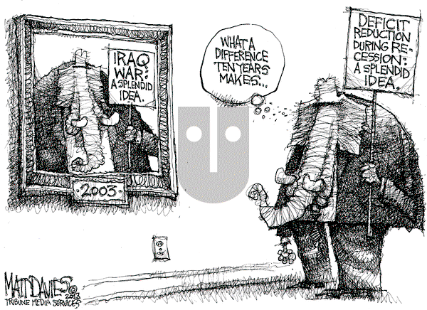 Matt Davies on Friday March 22, 2013 Comic Strip