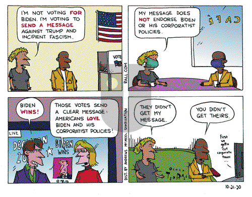 Ted Rall on Wednesday October 21, 2020 Comic Strip