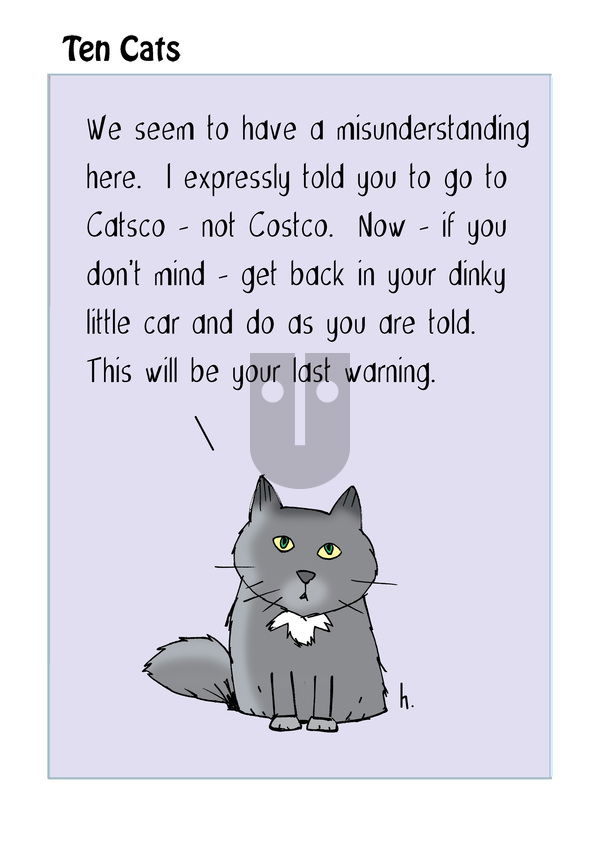 Ten Cats on Sunday April 20, 2025 Comic Strip