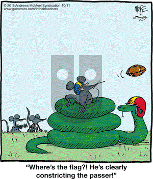 In the Bleachers on Thursday October 11, 2018 Comic Strip