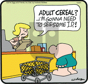Ziggy on Tuesday December 31, 2019 Comic Strip