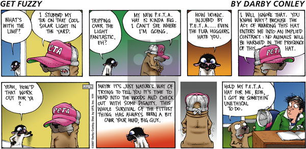 Get Fuzzy on Sunday May 20, 2007 Comic Strip