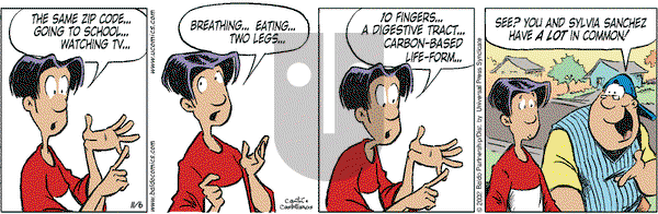 Baldo on Wednesday November 6, 2002 Comic Strip