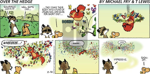 Over the Hedge on Sunday May 21, 2017 Comic Strip