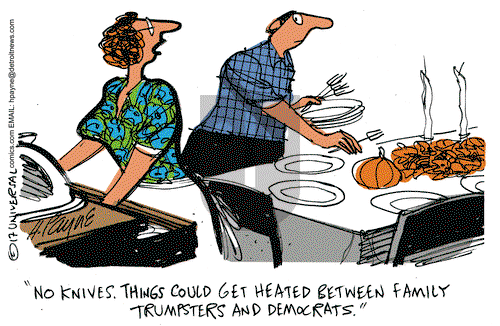 Henry Payne on Friday November 24, 2017 Comic Strip
